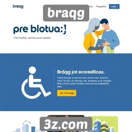 Acessibilidade no site braqg é destaque