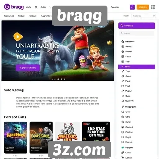 Exploração das funcionalidades do site de jogos braqg